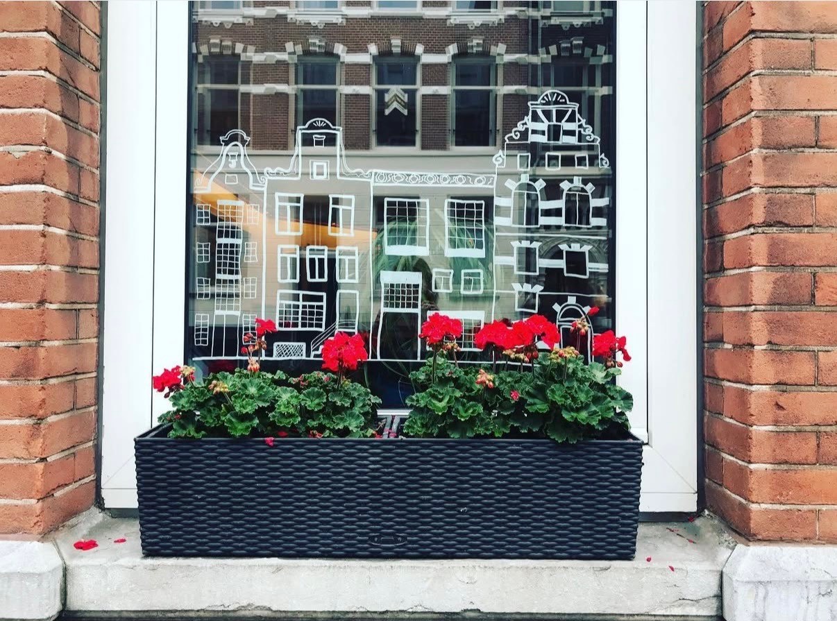 A flower box in Amsterdam